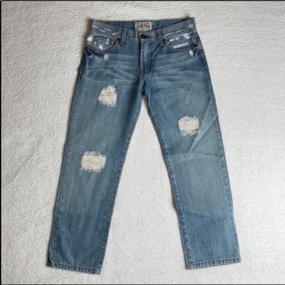 Angel Distressed Jeans ripped Cropped Ankle
Size 25